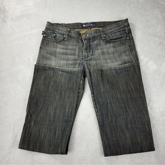 Rock & Republic Women's Sz 30x30 Distressed Five Pocket Denim Jeans Embroidered - Picture 13 of 14